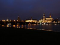 Dresden Canaletto Blick bei Nacht