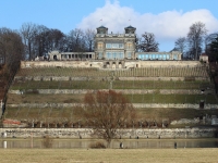 Dresden Lingner Schloss im Februar 2013
